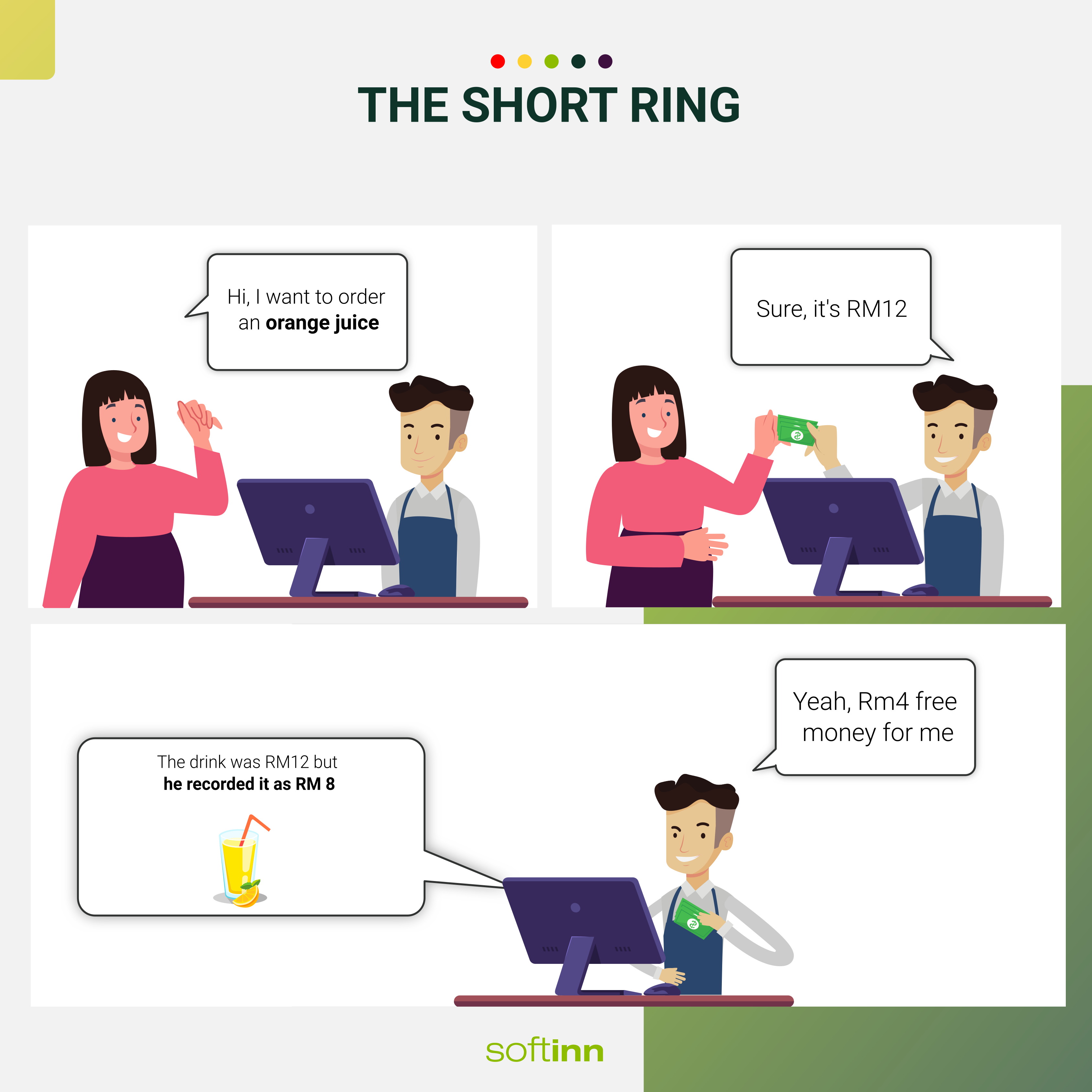 The short ring fraud at the hotel front desk