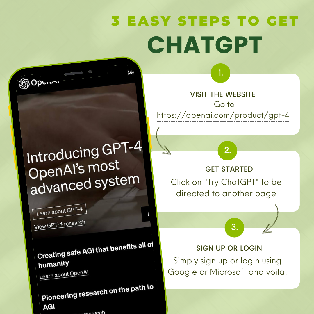 easy steps to get chatgpt