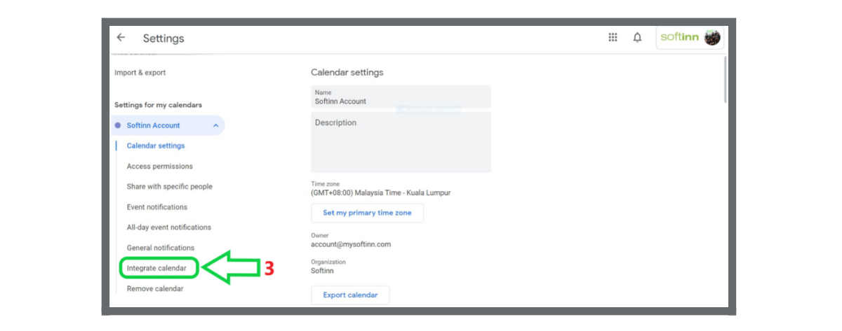 how to export ical from google calendar
