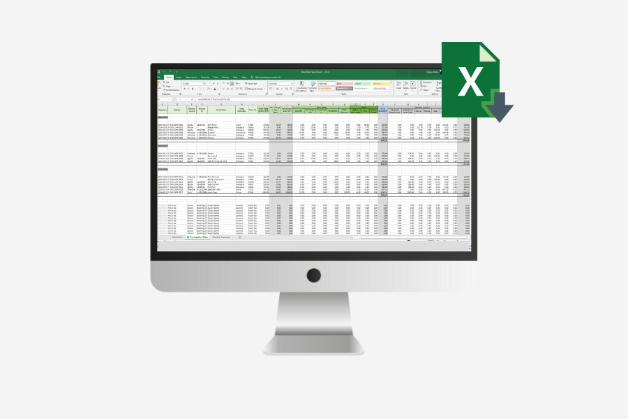 Free Resources - Hotel Daily Sales Report Excel Template-2