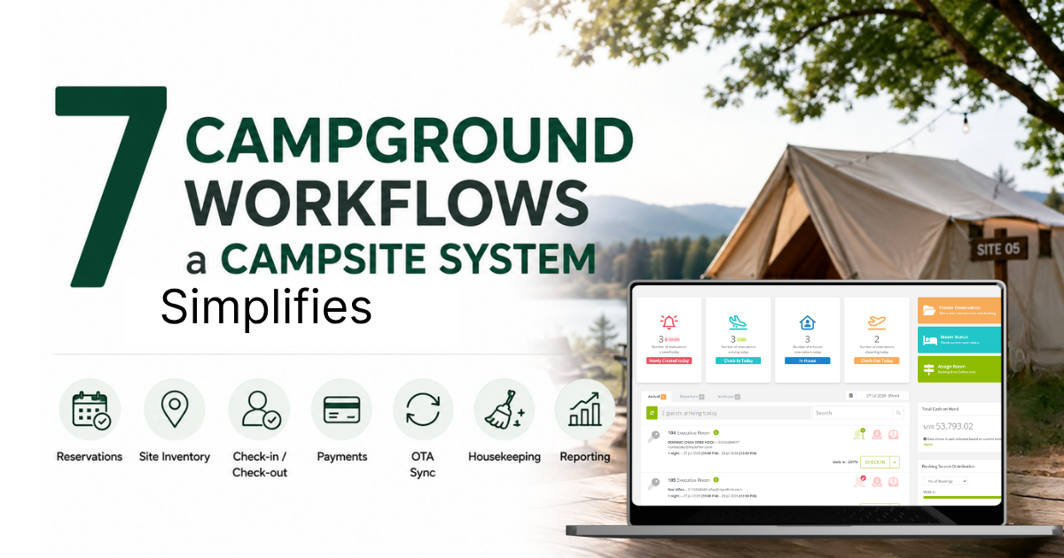 7 Campground Workflows a Campsite System Simplifies
