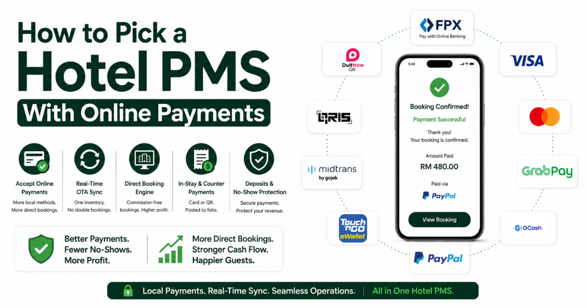 How to Pick a Hotel PMS With Online Payments