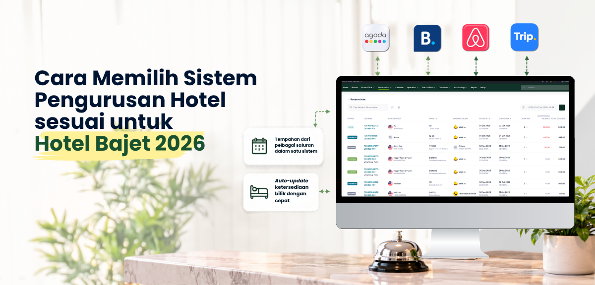 Cara Memilih Sistem Pengurusan Hotel sesuai untuk Hotel Bajet 2026